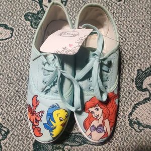 DISNEY the little mermaid shoes sneakers size 6